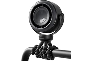 SWEETFULL Portable Stroller Fan, Pinch-Proof Baby Fan, 10H Battery, 5-Speed Quiet Mini Clip on Fan, USB-C Rechargeable with L