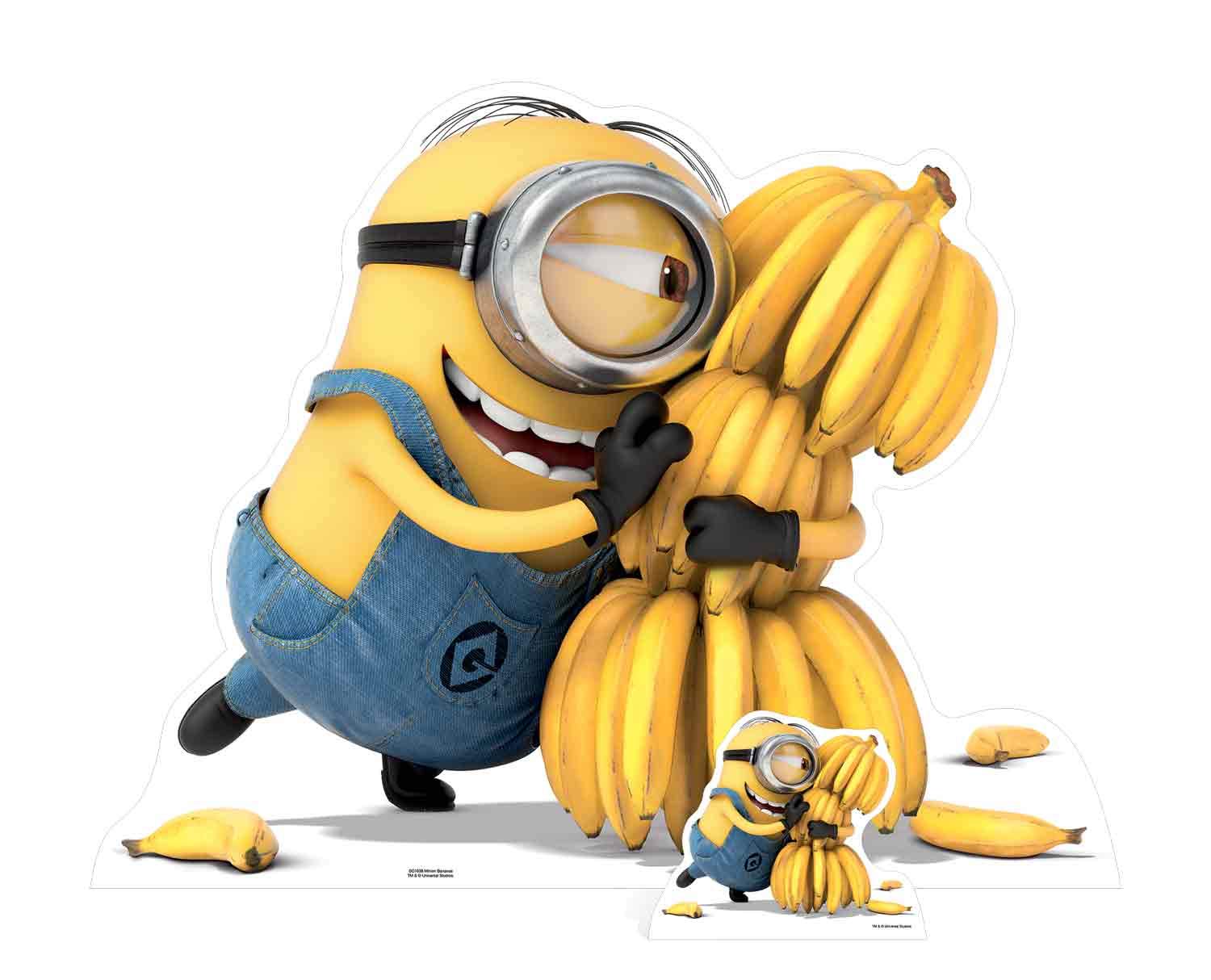 SC1039 Stuart Minion Bananas Great for Fans, Parties and Collectors Height 100cm