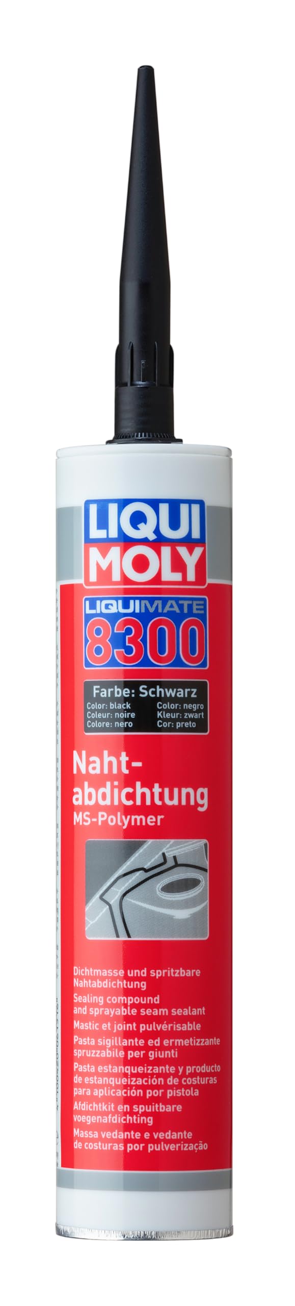 LIQUI MOLY Liquimate 8300 Seam Sealant black | 310 ml | Body protection | Sealing Compound | Underbody protection | SKU: 6151