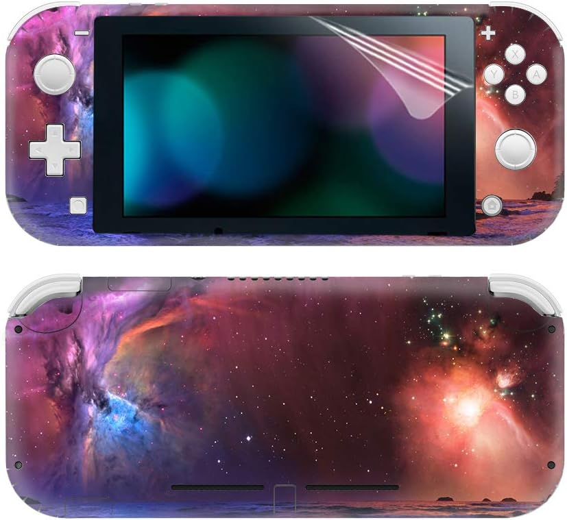 SKINOWN Full Set Faceplate Skin Decal Stickers for Switch Lite/NSL Console with 2Pcs Screen Protector