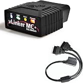 Vgate vLinker MC+ Bluetooth 4.0 (for Android, iOS, Windows) &amp; 16 Pin OBD2 Splitter 12 inches