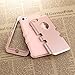 ULAK iPhone 5C Case,5C Case, Hybrid Shock-Absorption Anti-Scratch Case Soft Silicone Rubber Hard Plastic Protective Cover for Apple iPhone 5C, Rose Gold