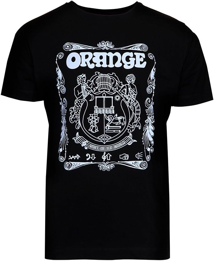 XZeki Orange Amplifiers Crest T-Shirt Black