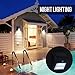 Lling(TM) 16 LED Motion Sensor Solar Lights super bright IP65 waterproof solar wall light for patio deck yard garden (16LED) （2-pack）