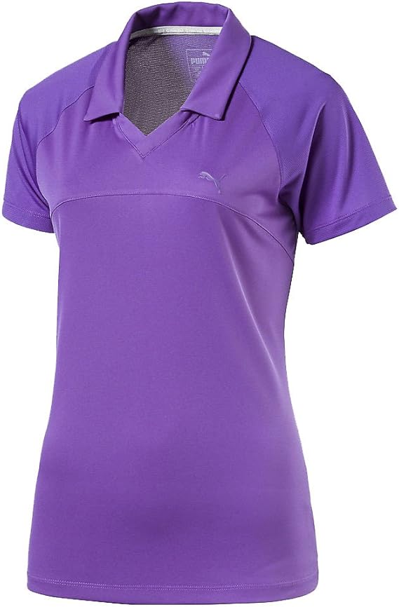 PUMA Golf Women's Mesh Polo, Royal Purple, XSmall Amazon.co.uk Clothing