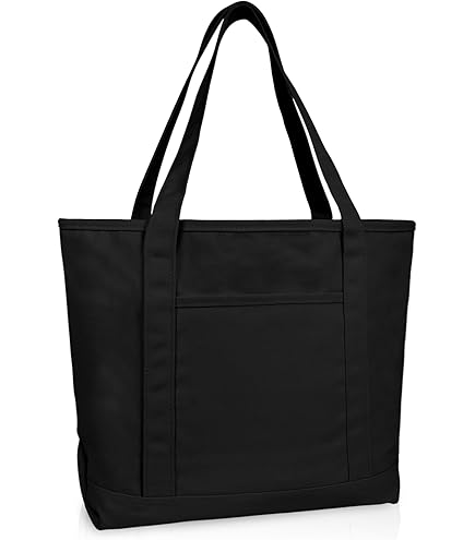 Amazon.com: YACEYACE Canvas Zipper Tote Bag, 1Pcs 14
