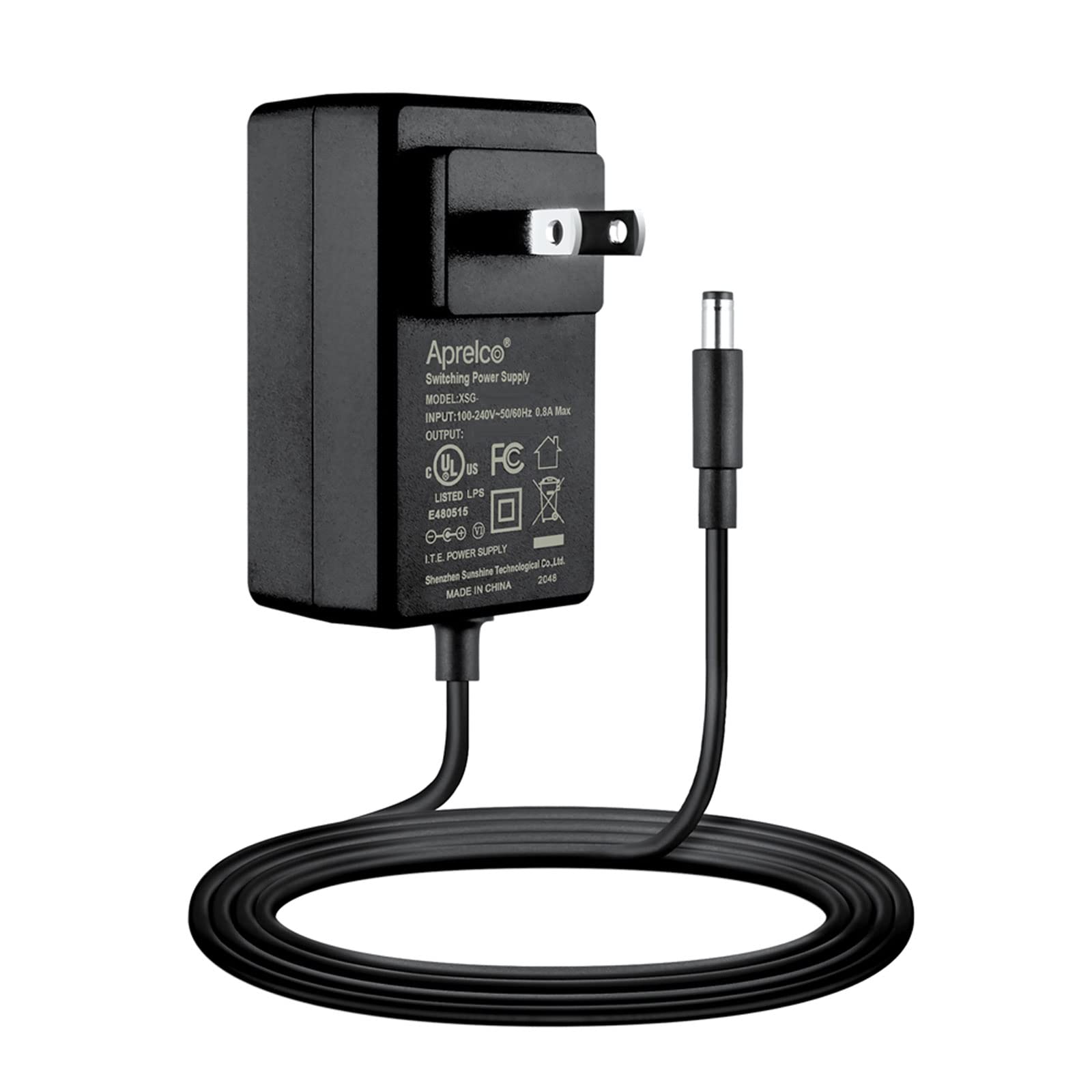 Photo 1 of Aprelco UL Listed AC-DC Adapter Charger Replacement for 18V 1A Mackie Mix Series Mix5 Mix 5 8 Channel Mixer Switching Transformer Power Supply Cord Mains PSU AC110-240V