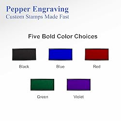 Self-inking Return Address Stamp with Last Name