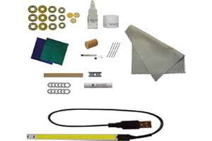 Premium Instrument Clinic Flute Pad Kit, with Head Cork, Leak Light, Pads Compatible with Gemeinhardt Open Hole Flutes