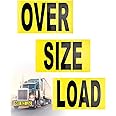 Venussar Oversize Load Signs for Trucks, Magnetic Oversized Warning Sign Professional Wide Load Sign for Safe Hauling 12" x 60"