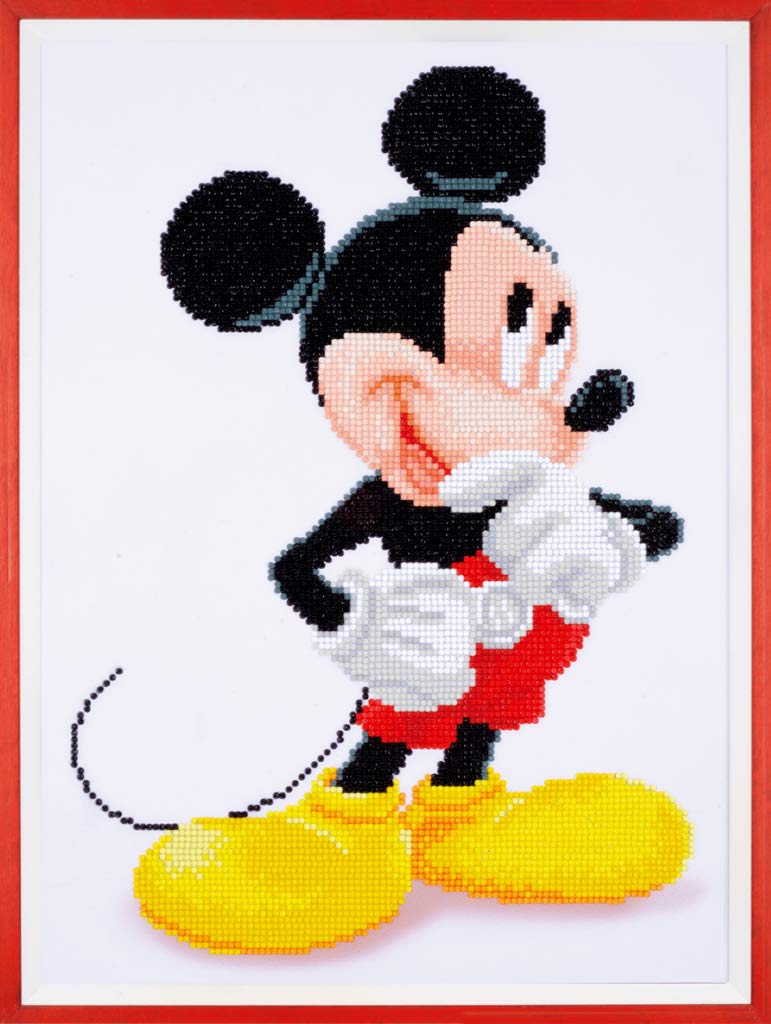 Vervaco Diamond Painting Kit: Disney Mickey Mouse, Multi-Colour, 40 x 40cm