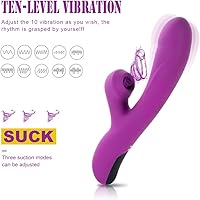 Clǐt-or-al Sucking Vǐb-Rat-or G Spot 10 Frequencies and 3 Speeds Vǐbr-ATO-rs & Nipple Stim-ula-tor with Suction-Medical…