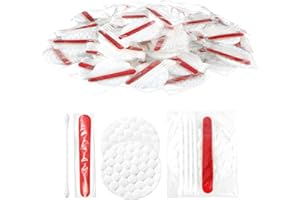 Hotel Vanity Items - Hospitality Toiletry Supplies,Portable Toiletry Set with Travel Qtips Cotton Pads and Nail File Individu