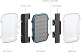 Gonex Fly Boxes Two-Sided Waterproof Lightweight Grey 10.4x7.6x3 cm view 6