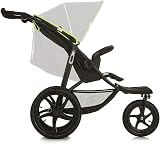 Hauck Runner Black Neon All Terrain Pushchair with Raincover and XL Wheels view 3