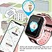 Kids Smart Watch GPS Tracker Waterproof - Child Watch Phone Digital Wrist Watch SOS Alarm Clock Camera Flashlight Phone Watch for Children Age 3-12 Boys Girls (01 Waterproof Pink)
