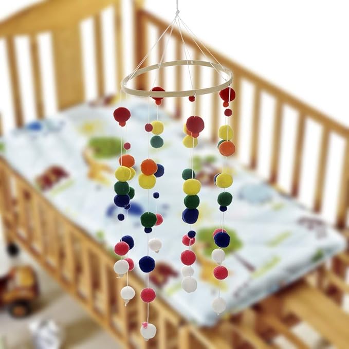 Multicolour Mobile Bebe Bois Carillons De Vent Pour Enfants Suspendu Carillon A Vent En Bois Pour Chambre Pour La Maison Nursery Room Bebe Lit Decoration Mobiles Cadeaux De Naissance Et Souvenirs Mystik Com Au