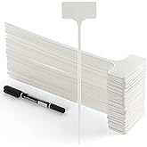 Garden Markers Waterproof, Outdoor Large Plant Id Tags Tall Plant Labels, Plastic Garden Signs Identification Stakes, for Vegetables Herb Seed Pot Flower, 50pcs 11'' Long