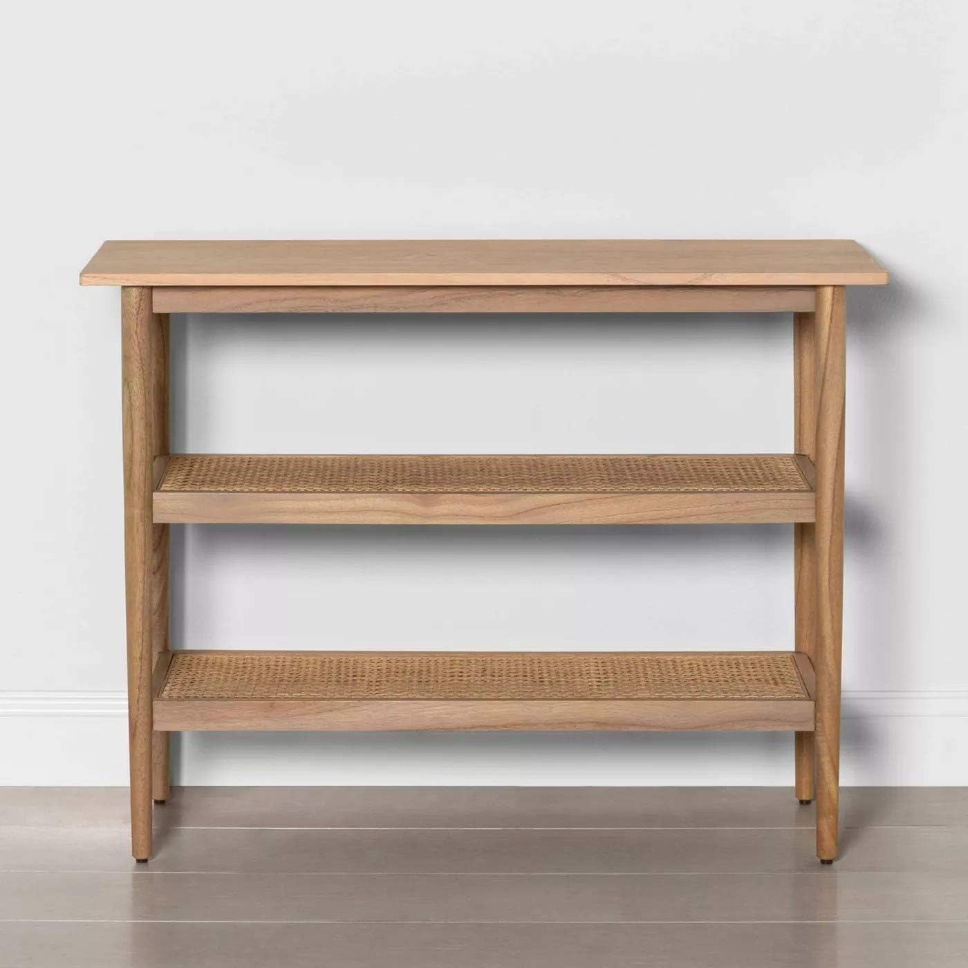 Wood & Cane Console Table Kitchen & Dining