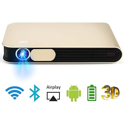 WOWOTO DLP Mini Projector 3D Full HD LED Projector 3500 Lumens ...