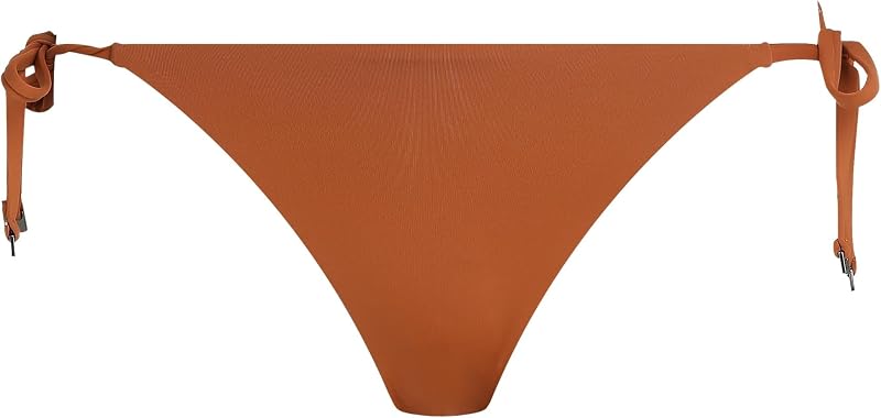 Bas de Bikini à Nouer sur Le Côté Femme String Side Tie Réglable, Orange (Sierra), L — photo 4 sur 4