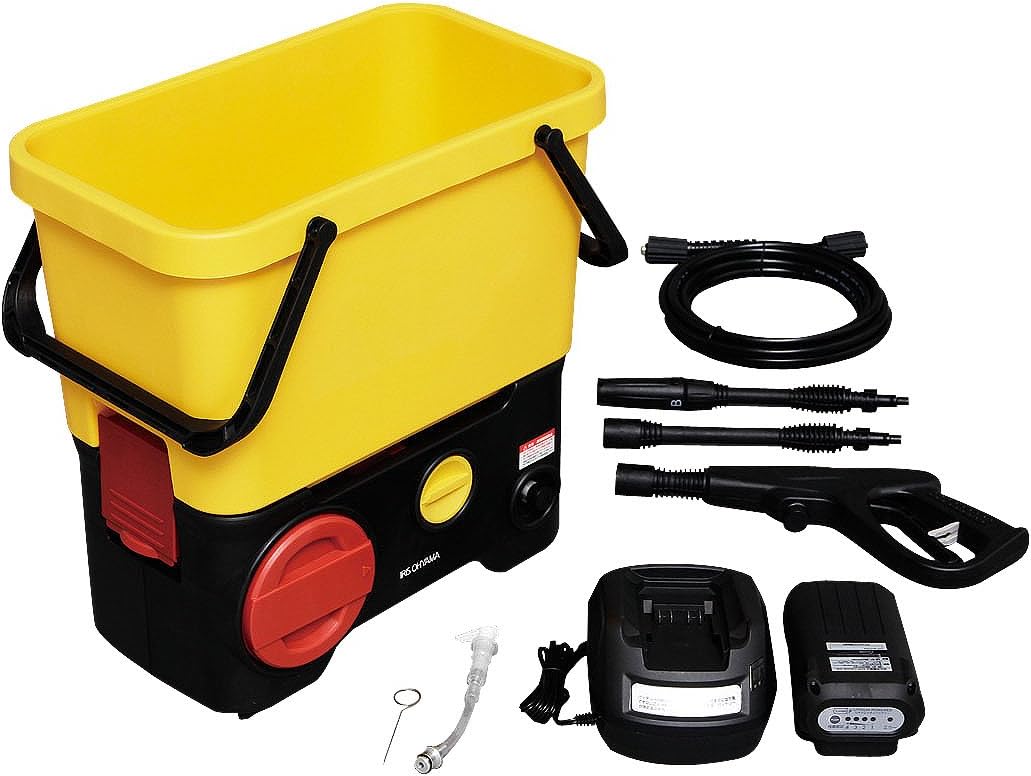 Amazon アイリスオーヤマ 高圧洗浄機 タンク式 充電タイプ Sdt L01 高圧洗浄機本体