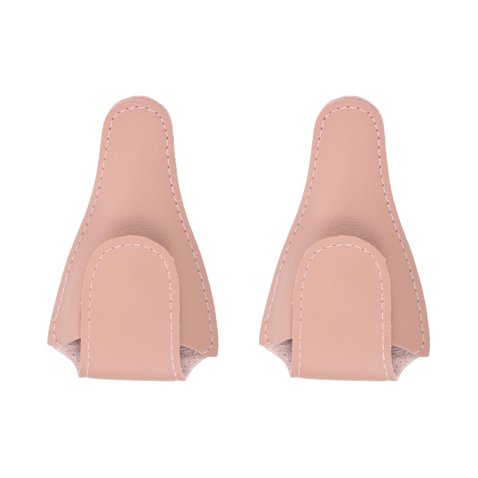 M METERXITY 2 Pack PU Scissors Cover - Embroidery Sewing Craft Leather Scissors Protective Case, Apply to Storing Nipper Shears (4.5 x 2.6 Inches, Pink)