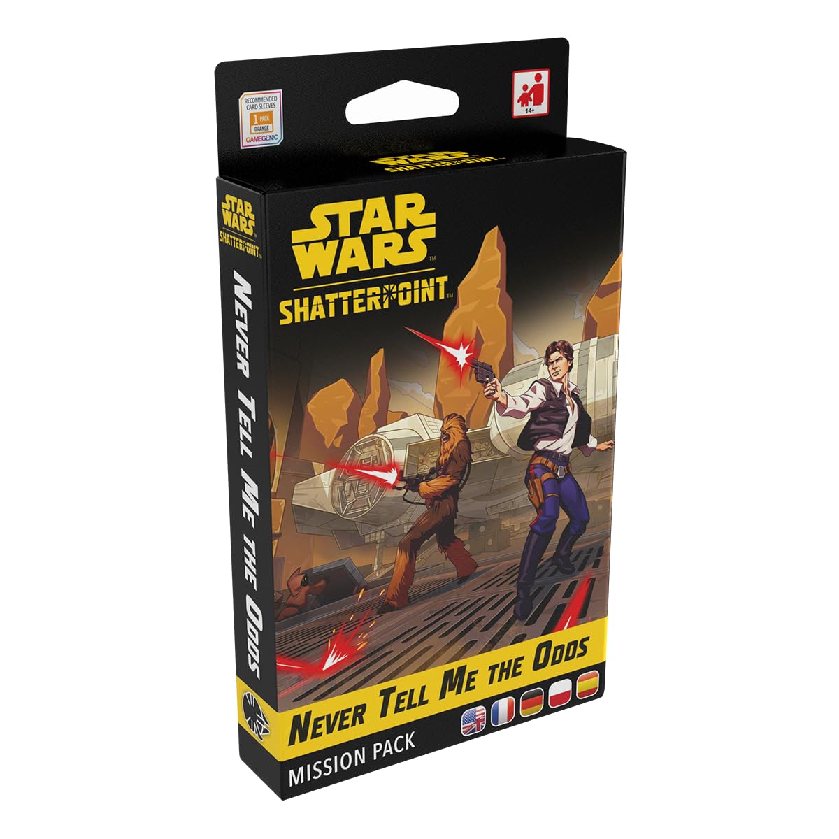 Atomic Mass Games | Star Wars: Shatterpoint - Never Tell Me the Odds Mission Pack | Tabletop Miniatures Game | Ages 14+ | 2 Players | 90 Minutes Playing Time