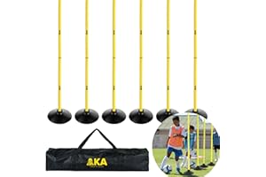 AKA SPORTS GEAR Agility Pole Accessory-Soccer Pole & Base Accessory for Soccer Agility Training