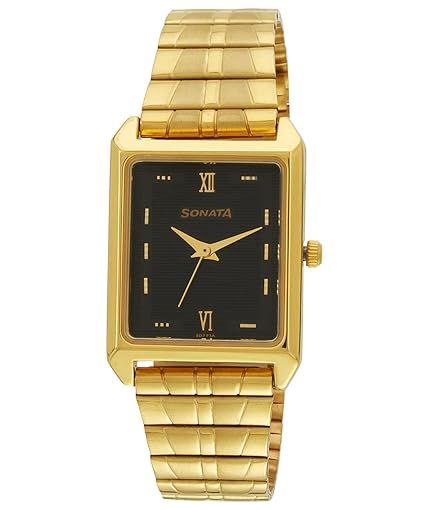 Analog Black Dial Mens Watch -NK7007YM14