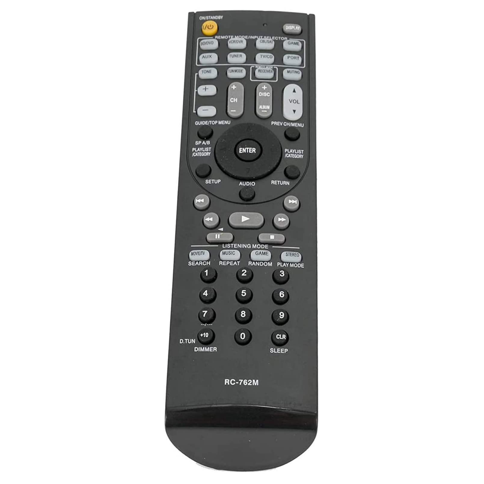 VINABTY RC-762M Replacement Remote Control Compatible with Onkyo AV Receiver HT-RC230 HT-S3300 SKC-380C AVX-280 AVX-290 HTP-380 HT-R380 HT-R390 HT-R538 SKC-380 SKW-380 SKF-380L SKF-380R HT-R280