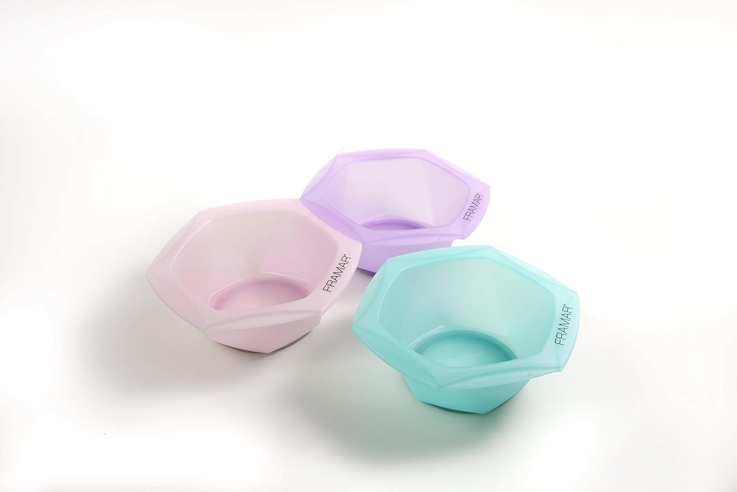 Framar Multi-Colored Connect and Color Bowl Set – Mixing Bowls for Hair Color, Hair Bleach, Hair Dye, Coloring Set - 7 Pack : Beauty