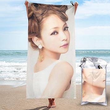 Amazon 速乾タオル スポーツタオル 安室 奈美恵 収納袋 柔らかい 色褪せない 防臭 高い耐久性 軽量 湿気 梅雨対策 旅行タオル バスタオル 水泳 スポーツ 旅行 家庭用 Amo スポーツ アウトドア