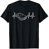 E36 Car Heartbeat Line for Auto Enthusiasts T-Shirt