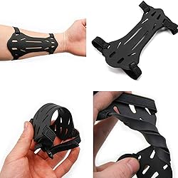 4 Pack Archery Armguard Adjustable 2 Straps Buckles