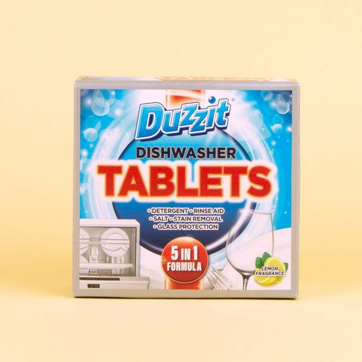 Duzzit Dishwasher Tablets 5 in 1, Lemon Fragrance Amazon.co.uk