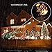 ECHTPower(TM) 21ft 30 LED Moon Solar String Christmas Lights with Sensor