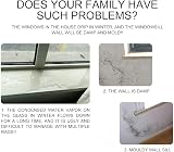CUOTUO Condensation Strips Window Absorbent Sticker Water Absorbing Waterproof view 2