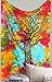 Jaipur Handloom Forest Tapestry Wall Hanging Tree Landscape Large Tapestries Trees Tapestry Nature Tapestry Bohemian Psychedelic Wall Decor for Dorm Room Bedroom Living Room
