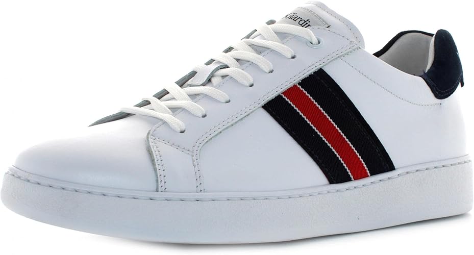 SchwarzGiardini E102010U Herren-Schnürsenkel, aus blauem Leder, lässig