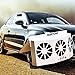 FERRYONE Solar Powered Car Window Air Vent Ventilator,with Three-headed Fan,Clear The Car Smell,Protect Electrical Appliances in The Car,Suitable for All Cars