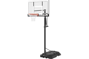 Lifetime Portable Basketball Hoop, 54 Inch Steel-Framed Acrylic Backboard