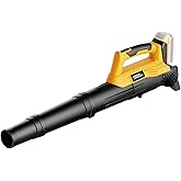 Cordless Leaf Blower(No Battery) Compatible with Dewalt 20V MAX XR Battery - 400 CFM/130 MPH Electric Leaf Blowers for Deck, Patio, Driveway,Yard,Garage Cleaning (Tool Only)