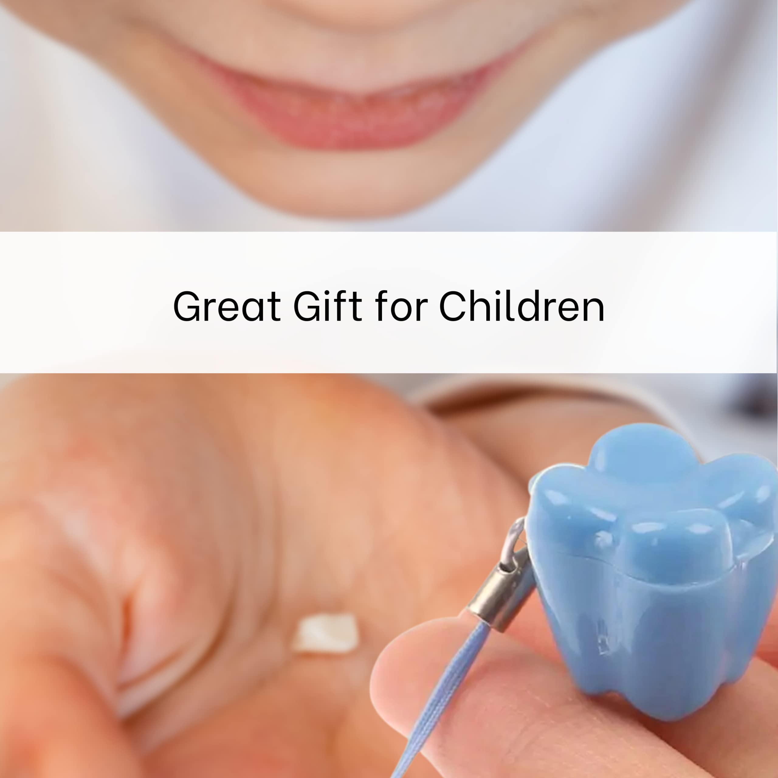 Killer's Instinct Outdoors 10PCS Tooth Holders for Kids Keepsake – Multicolor Plastic Cases for Storage Necklace for Lost Teeth Baby Boxes for Kids