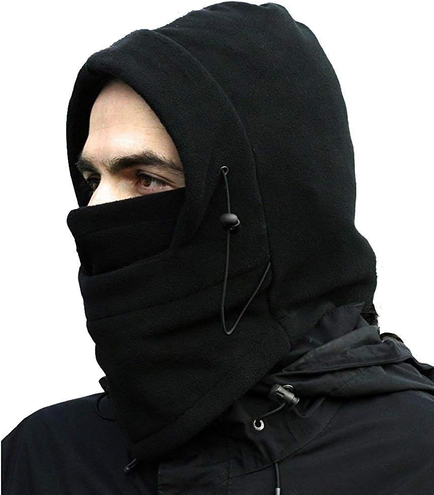 Gajraj Unisex Fleece Thick Full Cover Face Mask/Winter Cap