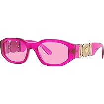 うさ です Versace VE4425U Irregular Sunglasses For Men
