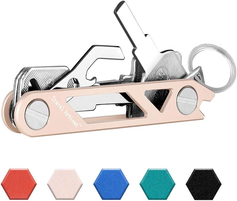 Compact Key Holder Keychain Organizer Key Keeper and Compact Key