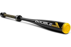 SKLZ Double Drive Weighted Training Bat for Baseball & Softball | 28" Length, 30 oz. Weight | Weights Above and Below Grip fo