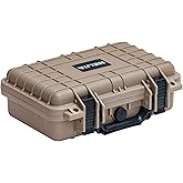 MEIJIA Portable All Weather Waterproof Protective Hard Case, Small Camera Case,Dry Case with Customizable Foam,Fit Use of Drones, Camera,Equipments, 11.65 ”x8.35”x3.78”