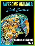 Adult Coloring Books: Awesome Animal Designs and Stress Relieving Mandala Patterns for Adult Relaxation, Meditation, and Happiness (Awesome Animals) by 